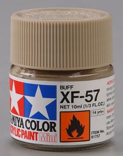 Tamiya 81757 Acrylic Mini XF57 Buff