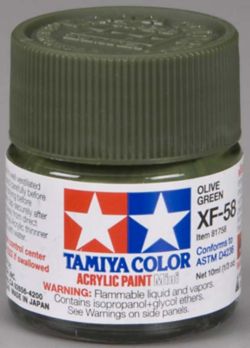 Tamiya 81758 Acrylic Mini XF58 Olive Green