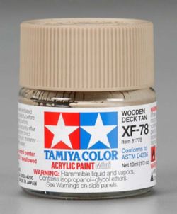 Tamiya 81778 Acrylic Mini XF78 Deck Tan 1/3oz