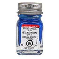 Testor 1176TT Enamel 1/4oz Blue Fluorescent