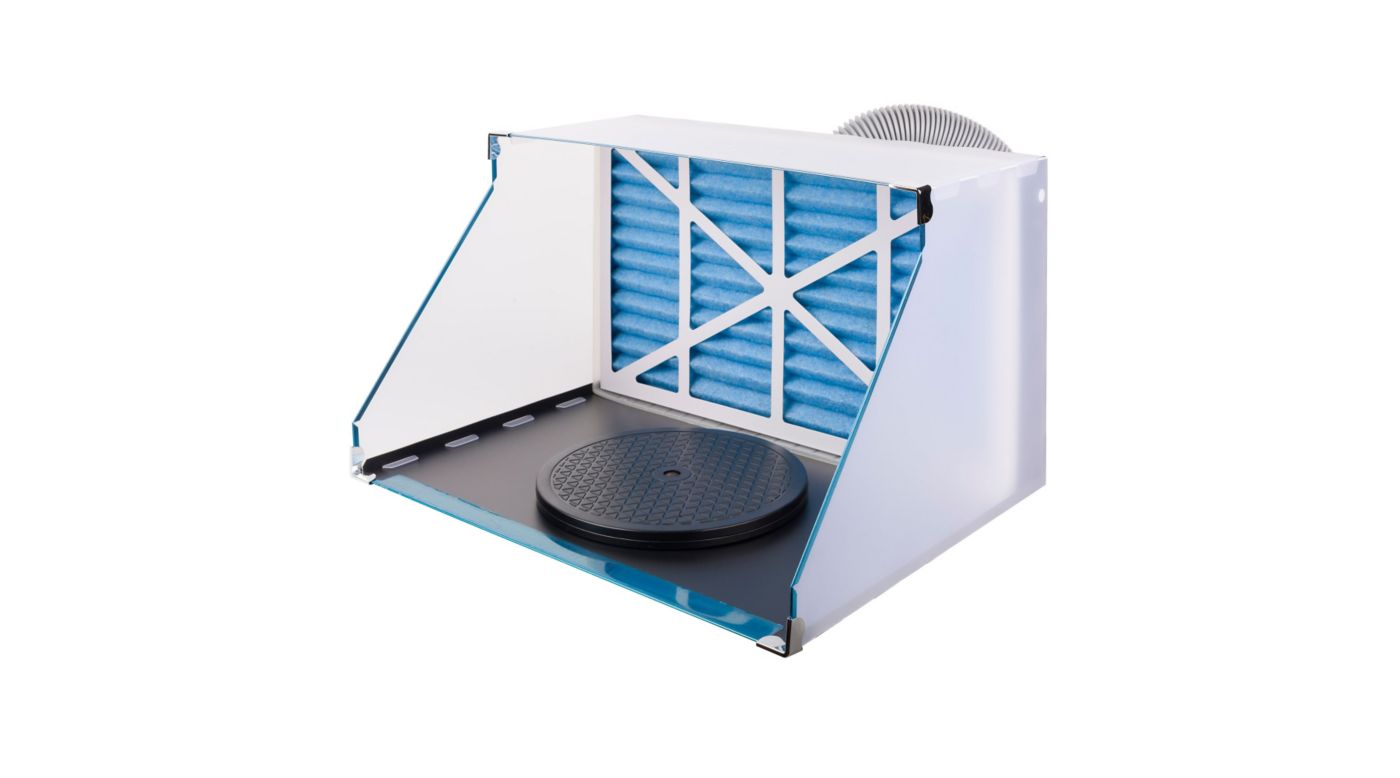 Aztek Metal Spray Booth with Rotating Turntable Horizon Hobby