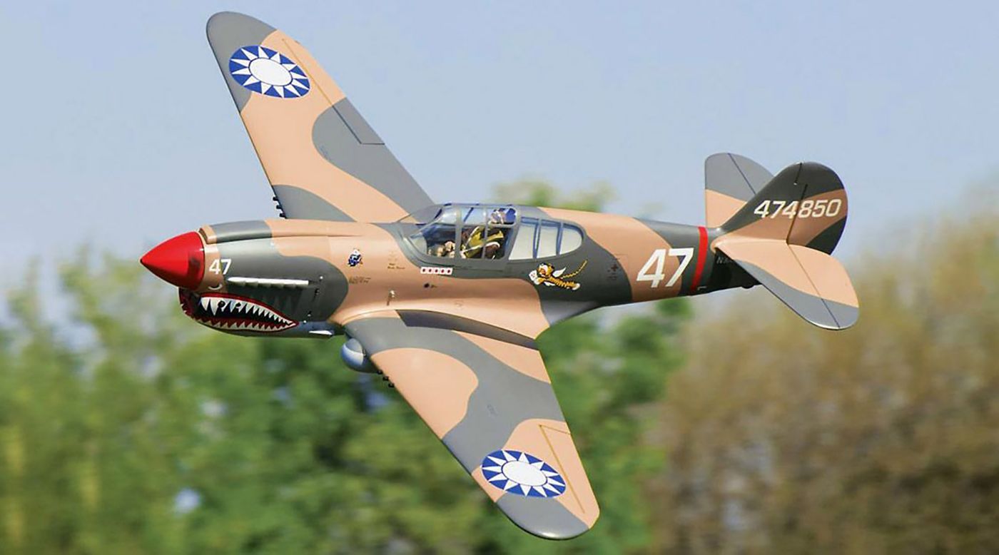 Giant P40 Warhawk Scale GP ARF 2.63.3, 86" HorizonHobby