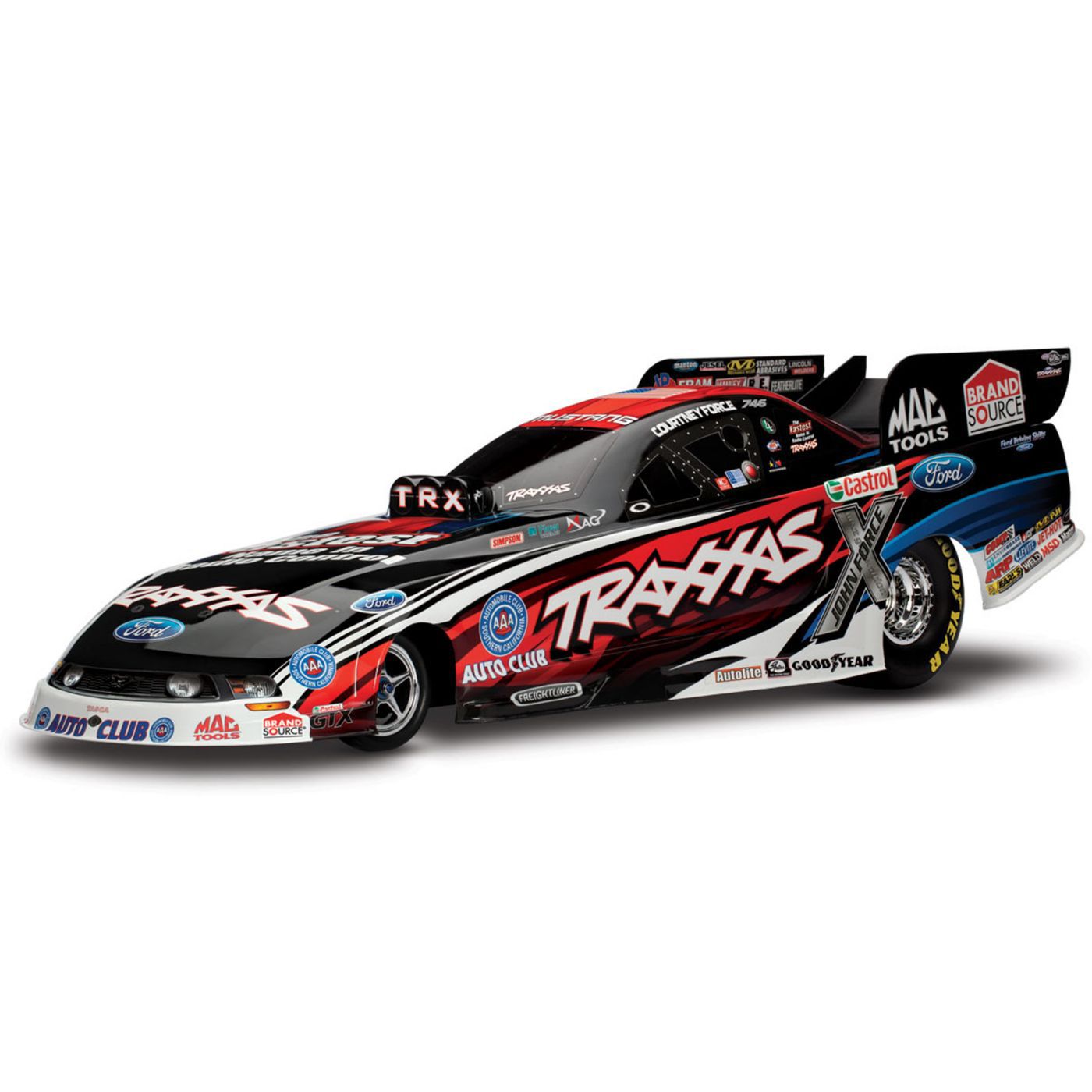 traxxas courtney force funny car