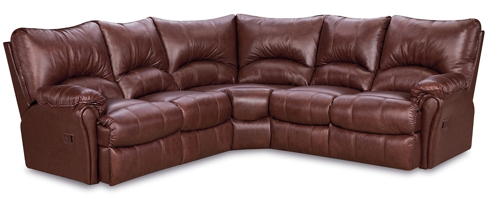 Lane Furniture Alpine Leather Reclining Sectional Sofa Traditional Top Grain New