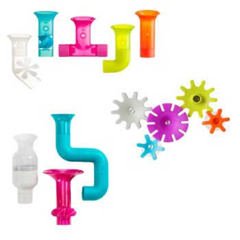 bath pipes toy set