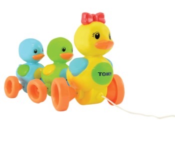 tomy duck pull toy battery change