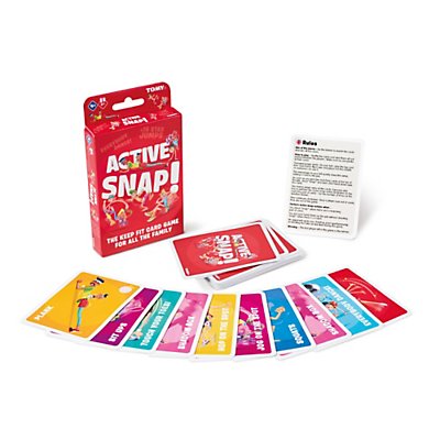 The Keep Fit Card Game For All The Family Exercise Fun Active Snap Card Game
