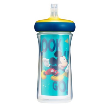 Disney Mickey Mouse Insulated Hard Spout Sippy Cups, 9oz 2 Ct