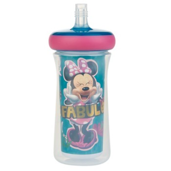 The First Years Disney Minnie Mouse Flip Top Straw Cup - 2pk/ 9oz