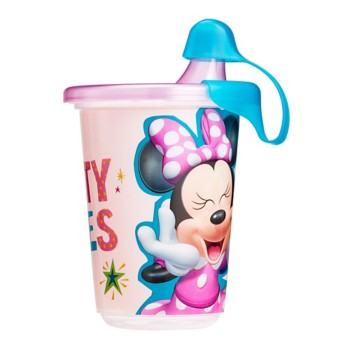  The First Years Disney/Pixar Cars Toddler Straw Cup - Spill  Proof Flip Top Toddler Sippy Cups - 18 Months and Up - 10 Oz : Video Games