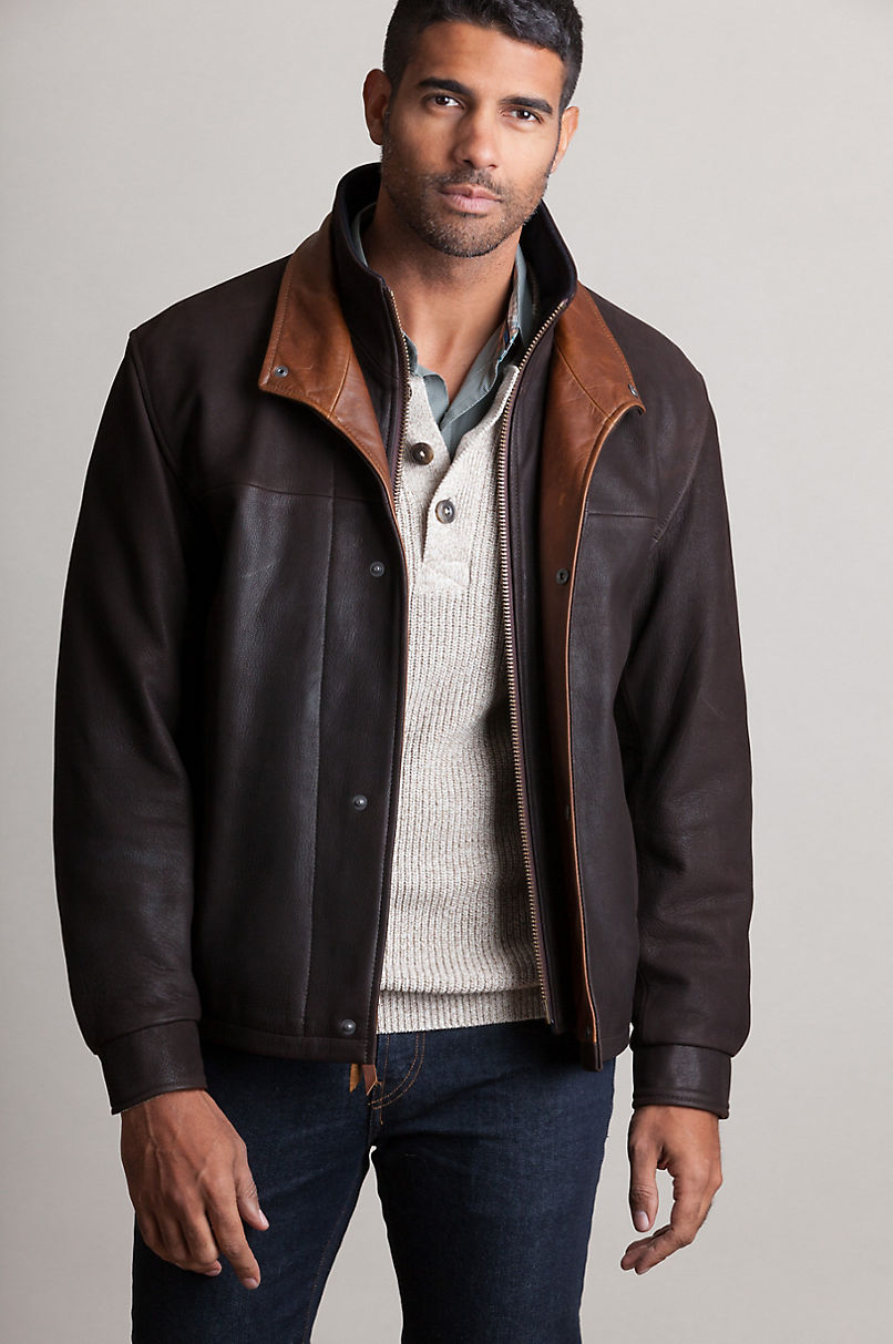 Romano Leather Jacket (Big 54-56) | Overland