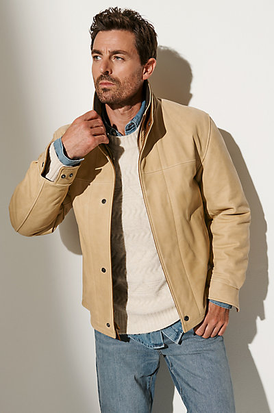 Romano Italian Calfskin Leather Jacket