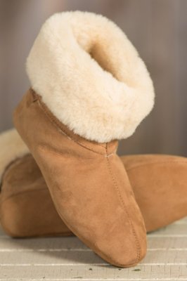 overland sheepskin mens slippers