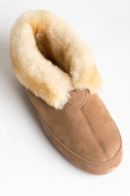 overland sheepskin mens slippers