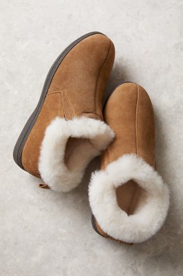 women's suede slippers sheepskin lining