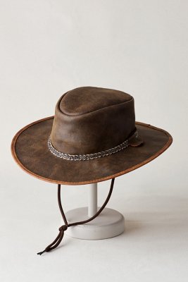 Rancher Crushable Oiled-Leather Cowboy Hat