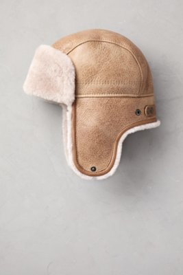 Sheepskin Convertible Trapper Hat