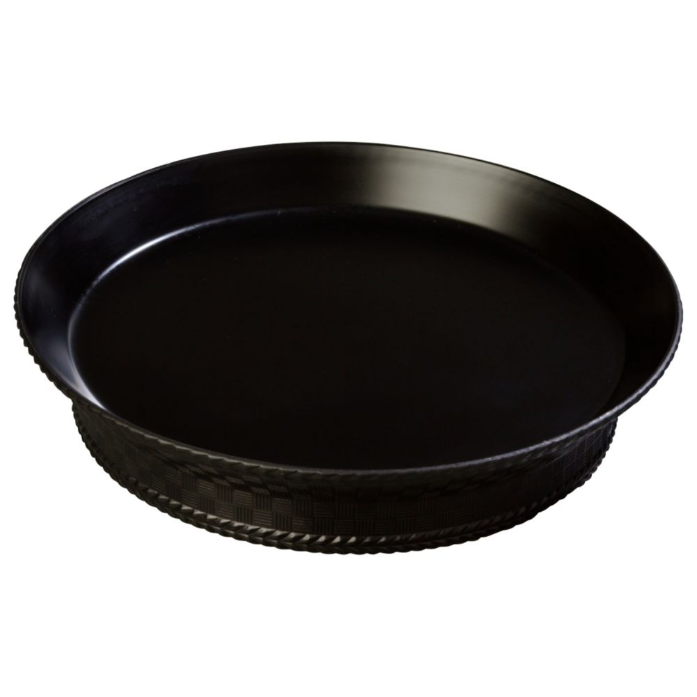 Carlisle 652703 WeaveWear 10-3/8" Round Black Platter