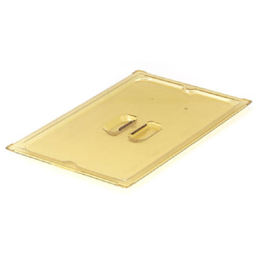 Vollrath® 33400 Amber 1/4 Size High Temp Solid Plastic Pan Cover