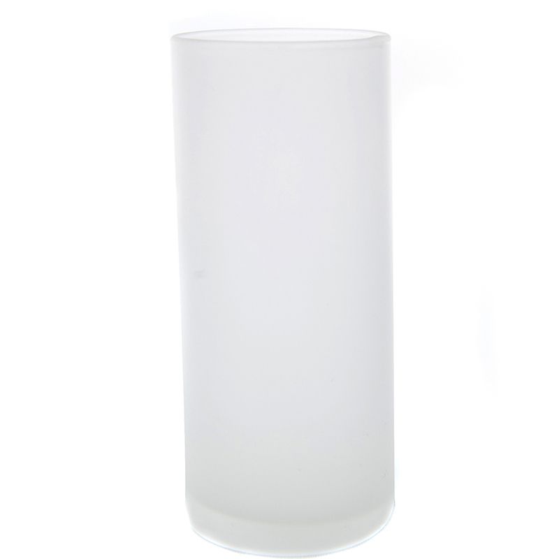 The Amazing Flameless Candle 820044-02 White Glass Tea Light Holder