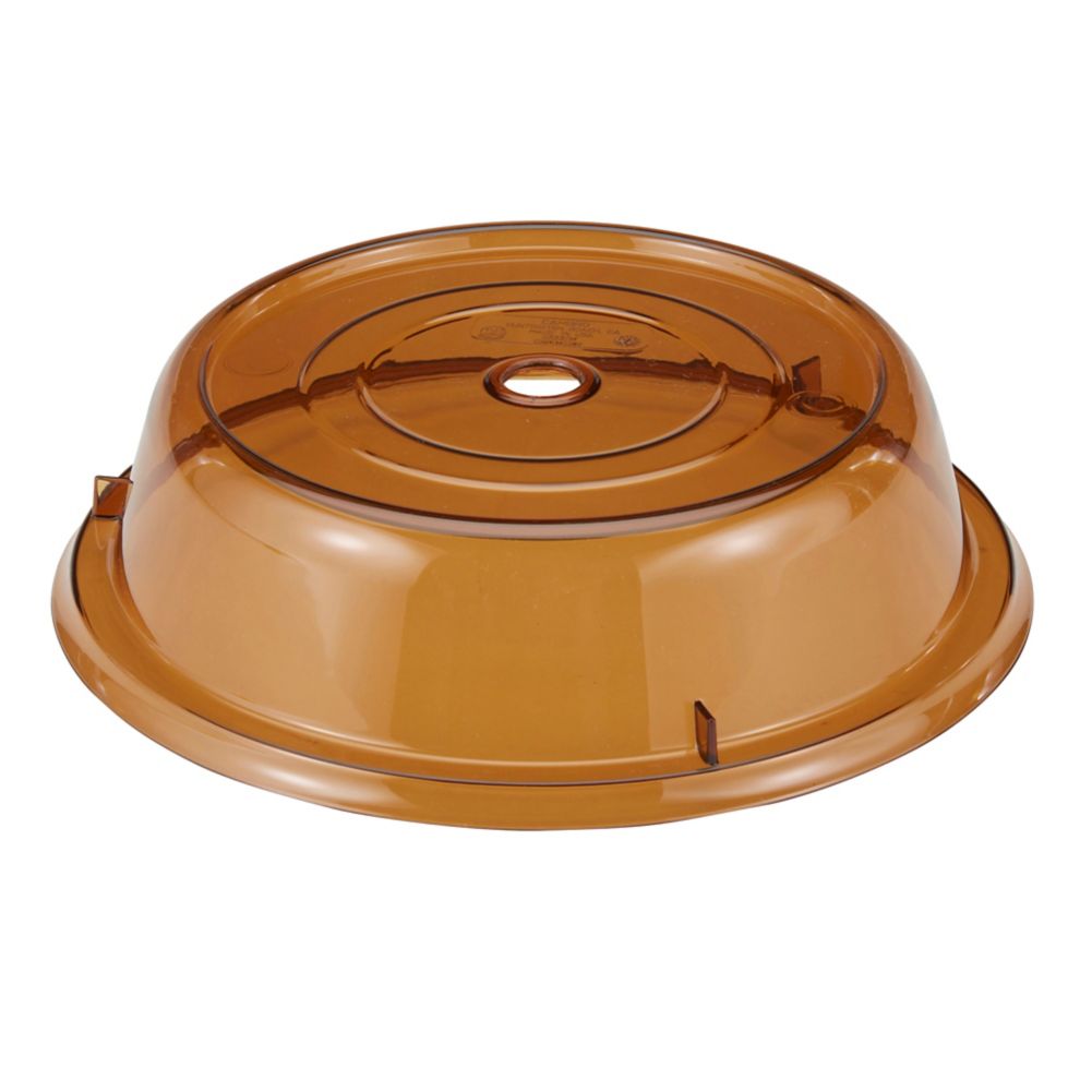 Cambro 1000CW153 Camwear Camcover Amber 10-3/16" Plate Cover
