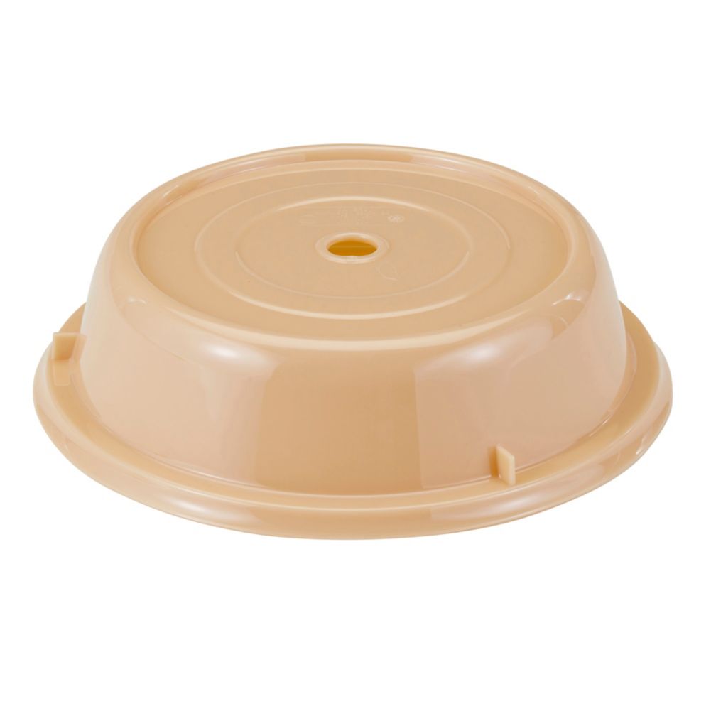 Cambro 1000CW133 Camwear Camcover Beige 10-3/16" Plate Cover - Dozen