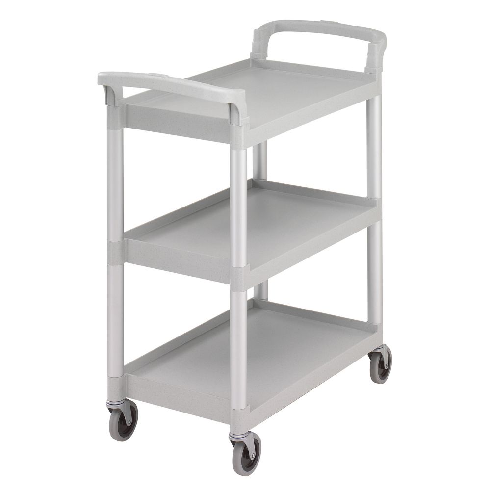 Cambro BC331KD480 Speckled Gray 32.88" x 26.25" Knockdown Service Cart