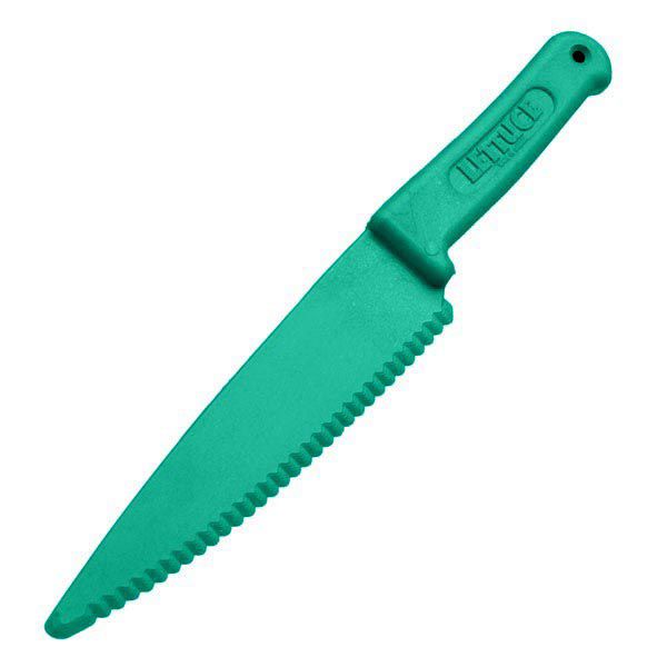 Norpro 586 Blue Green Plastic Lettuce Knife Wasserstrom