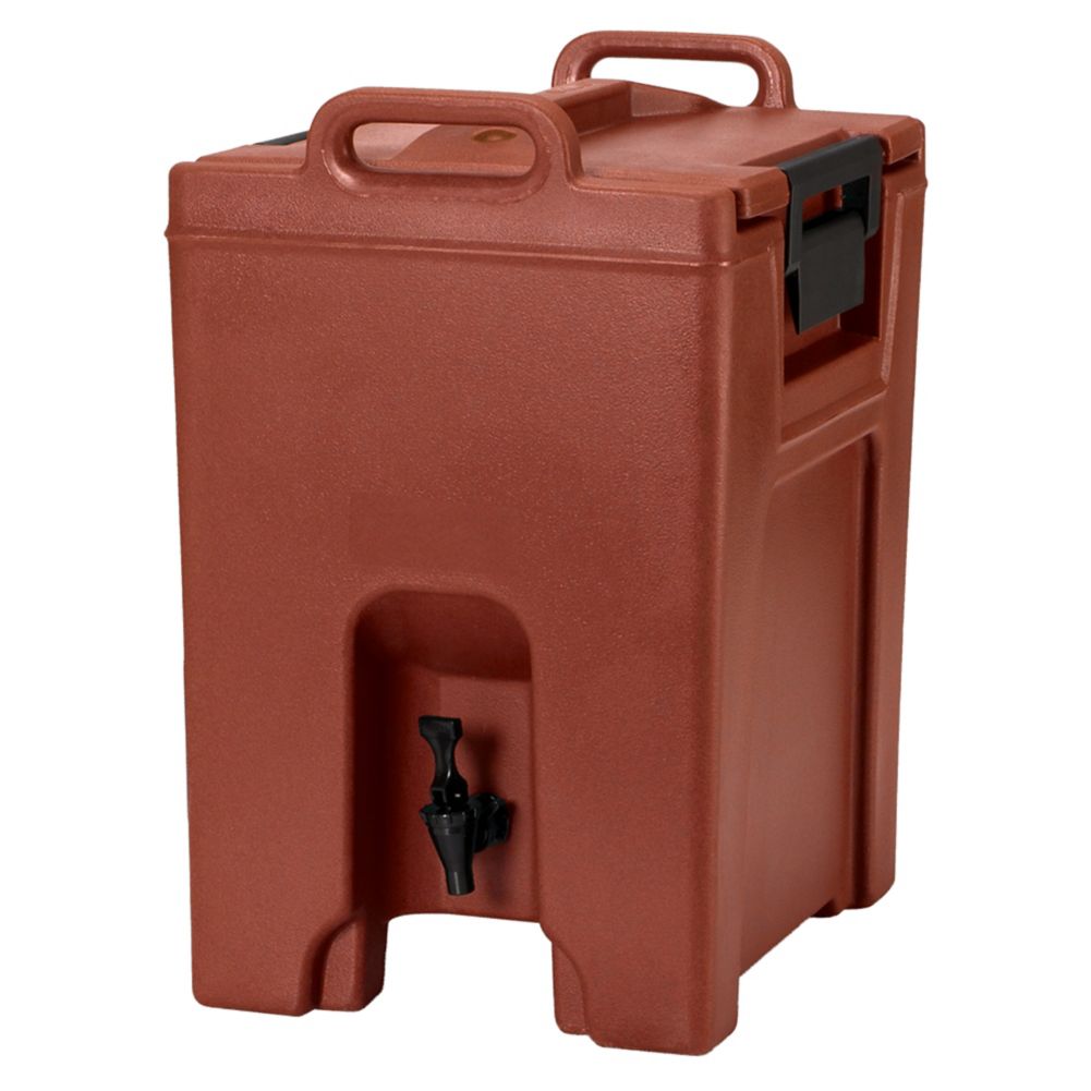 Cambro UC1000402 Ultra Camtainer Brick Red 10.5 Gal. Beverage Carrier