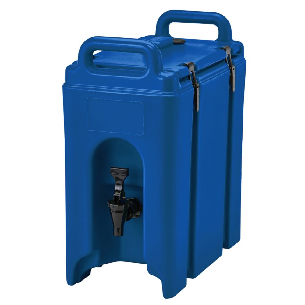 Cambro 250LCD186 Camtainer Blue 2.5 Gal. Insulated Beverage Camtainer
