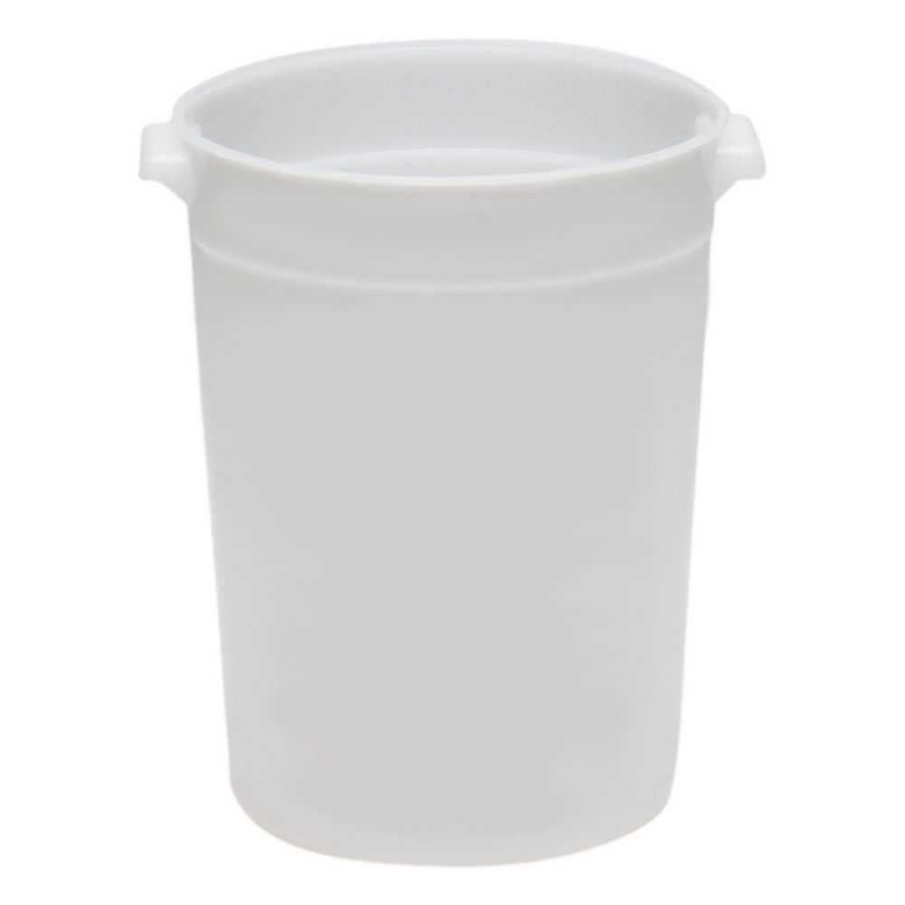 Cambro RFS8N148 White Round 8 Qt Container without Lid or Graduations