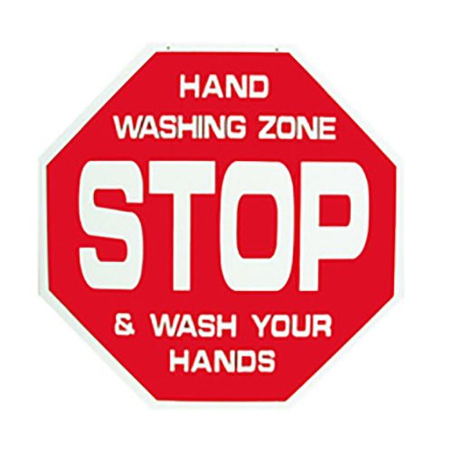 Front Line Sales Hand Washing Zone Sign Wasserstrom