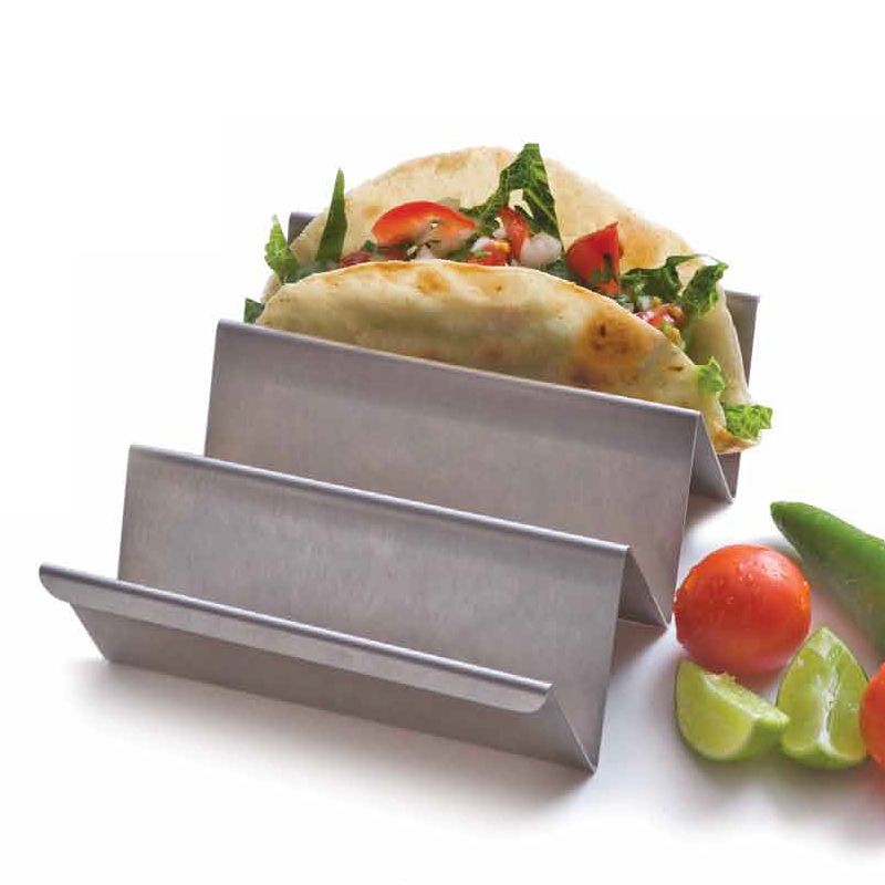 Orion Trading SS94-A(N) S/S Natural Satin Reversible Taco Holder