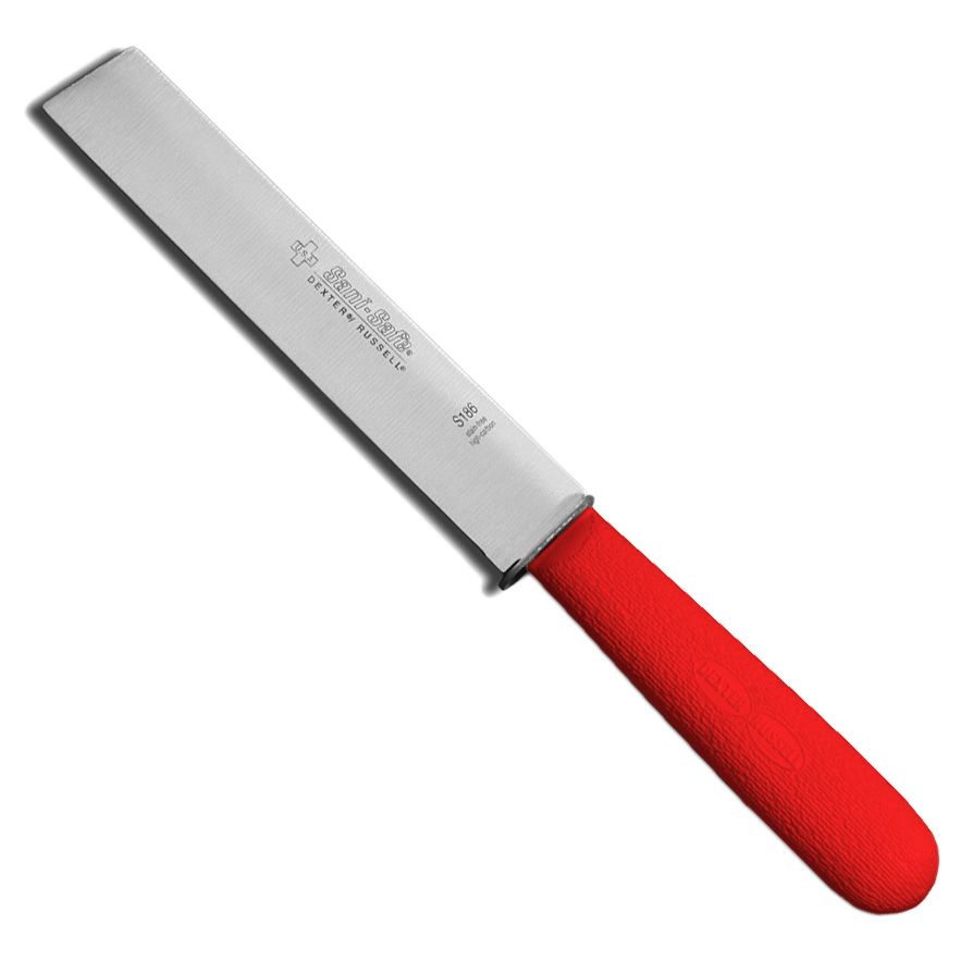 Dexter Russell S186 RED SaniSafe Red Handle 6" Produce Knife Wasserstrom