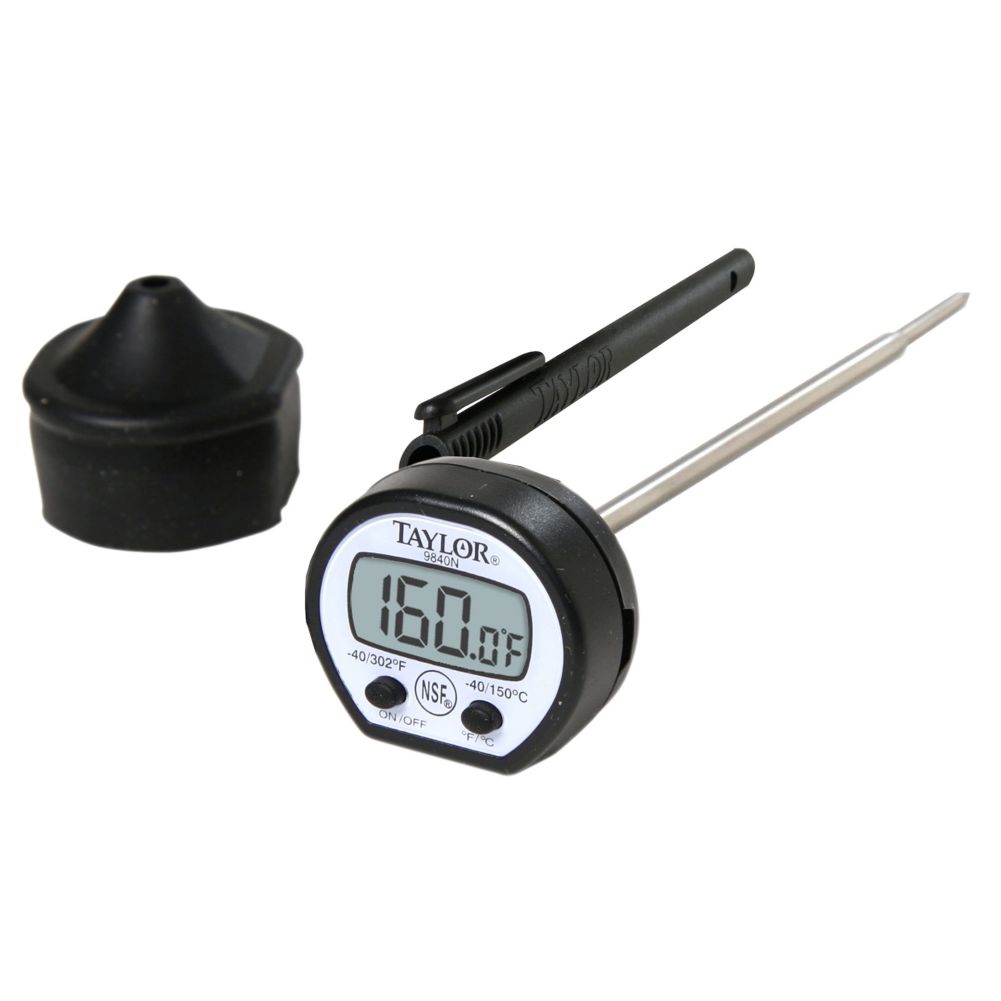 58°F to 302°F Taylor 9840 Classic Instant Read Digital Pocket Thermometer 
