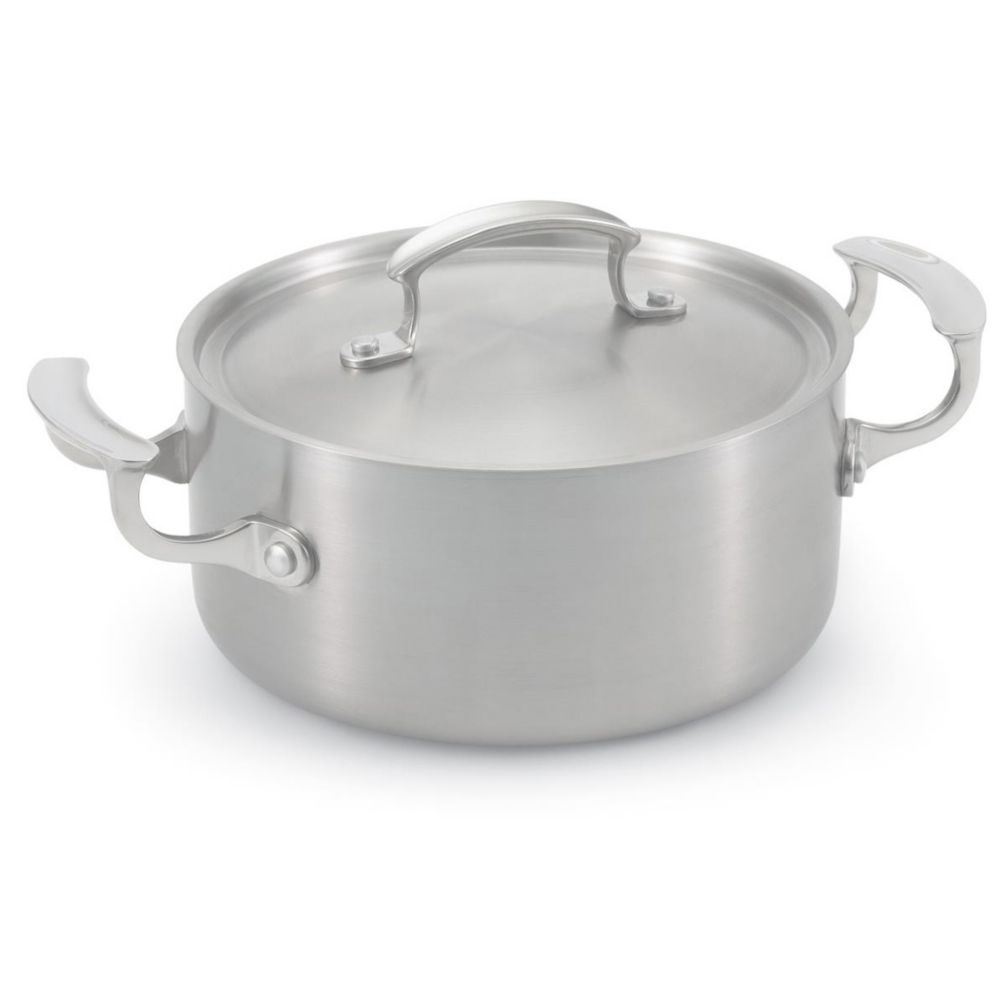 Vollrath 49410 Miramar 3 Quart Casserole Pan with Low Dome Cover