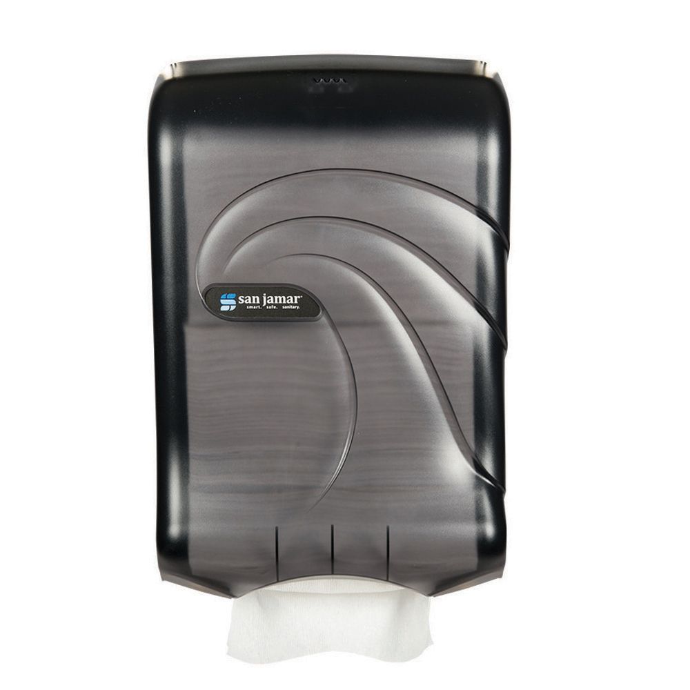 San Jamar T1790TBK Ultrafold™ Black Pearl Paper Towel Dispenser Omega