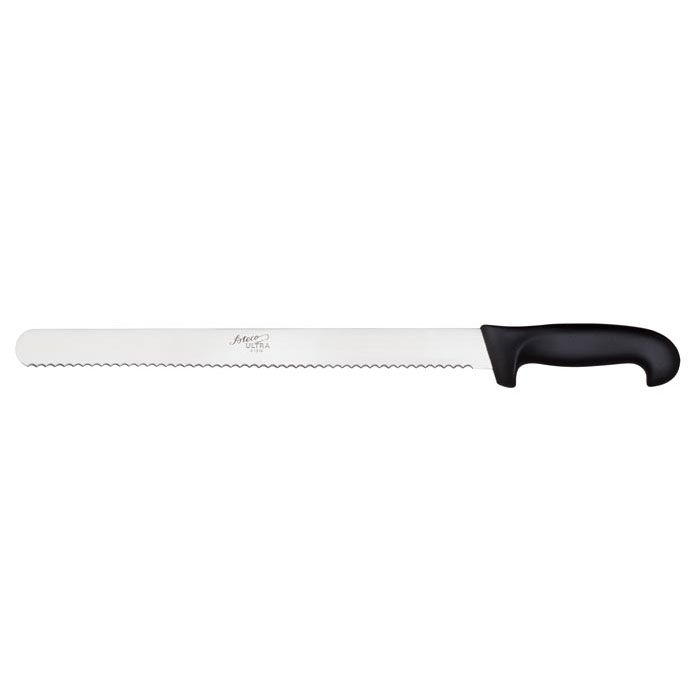 Ateco 1316 Stainless Steel 14" Cake Knife with Black Handle