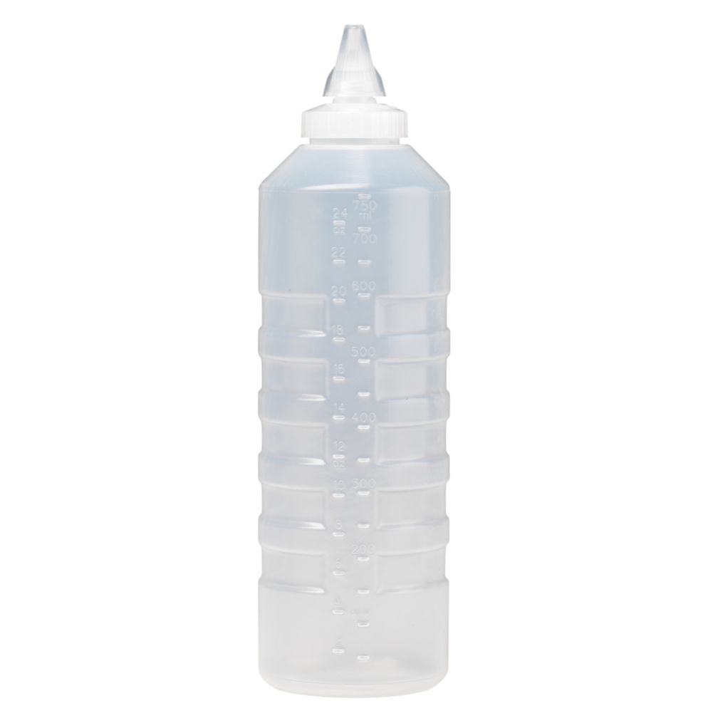 Traex 5324-13 Clear 24 Ounce Squeeze Bottle with Closable Cap