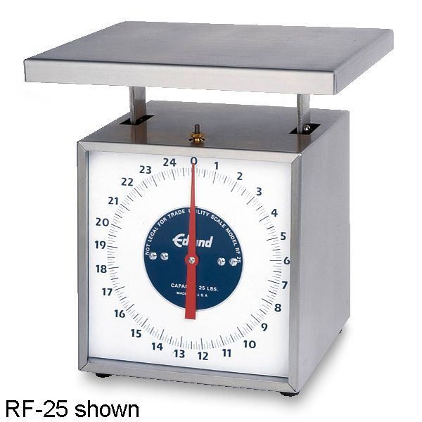 Edlund RF50 Extra Heavy Duty Mechanical 50 Pound Receiving Scale Wasserstrom