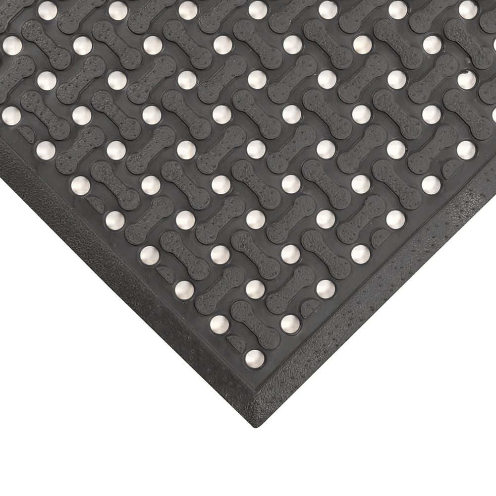 Notrax 1002-250 Black 3' x 5' Superflow® Floor Mat