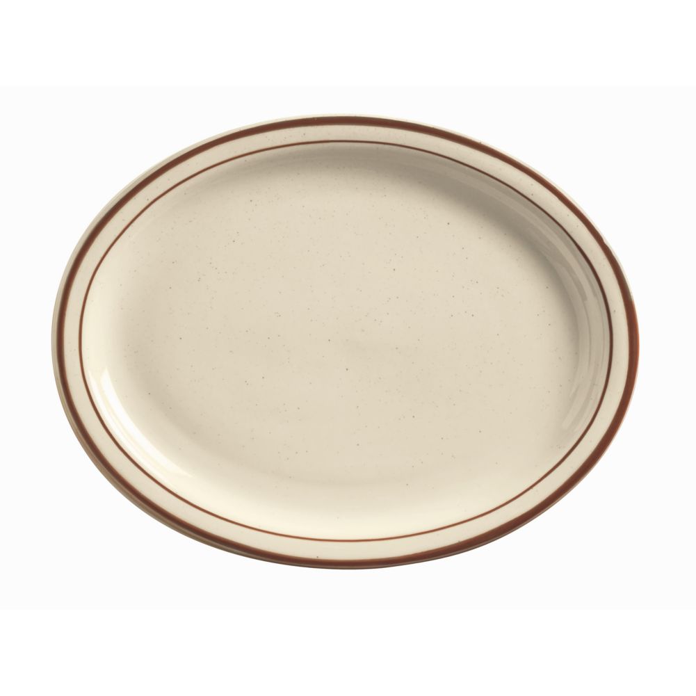 World® Tableware DSD-12 Desert Sand 9" Oval Platter - 24 / CS
