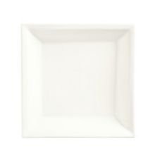 12 World Tableware SL-23 Slate Bright White Rectangular Plate CS 