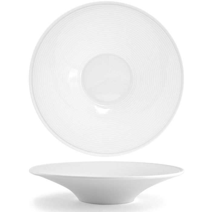 FOH DBO040WHP12 Spiral 6.25 Ounce Flare Bowl - 6 / CS