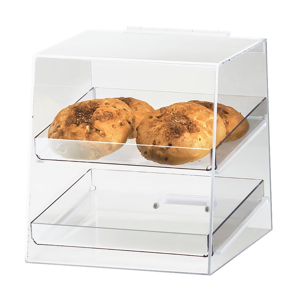 Cal Mil 280 2 Tray Countertop Display Case Bakery Donut Pastry For