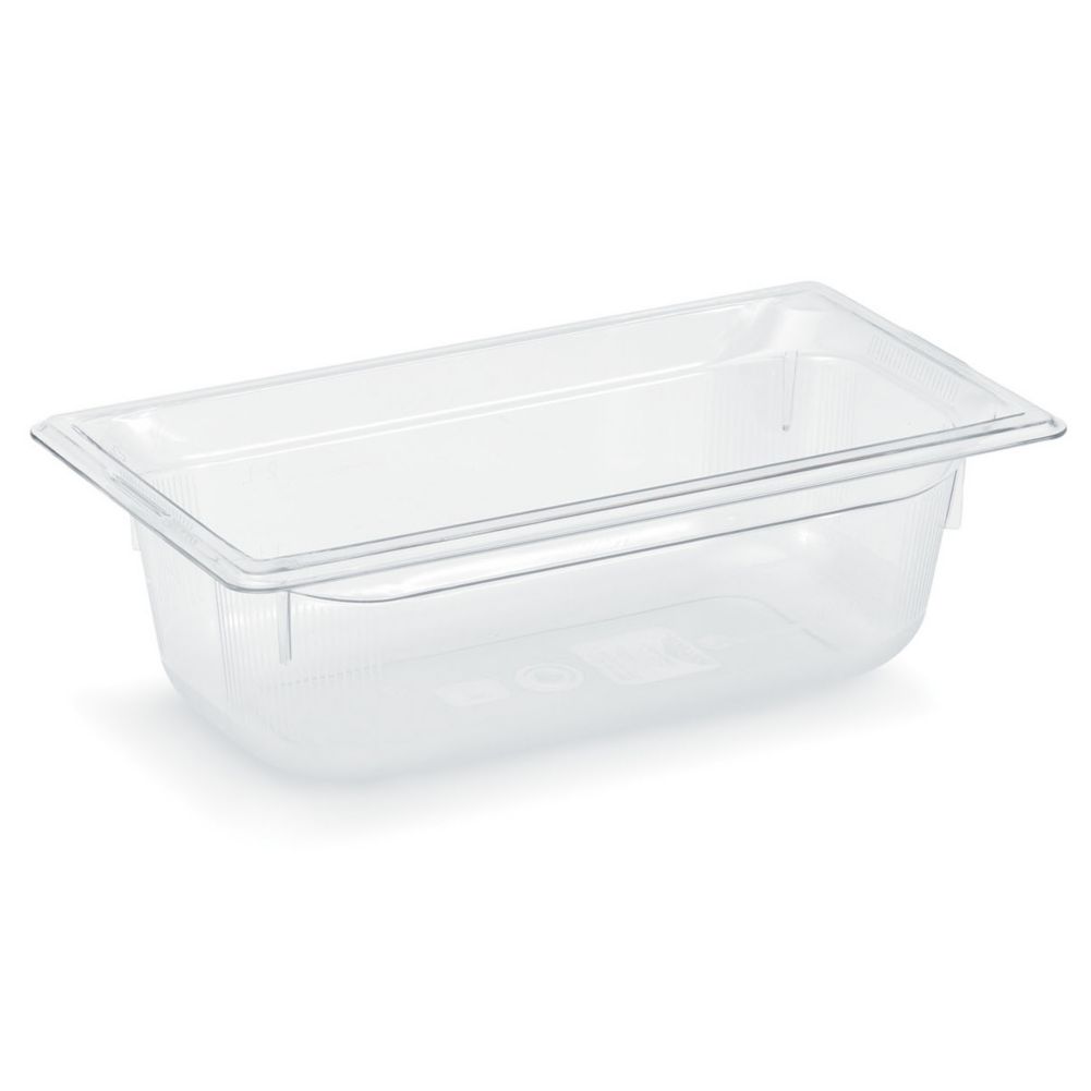 Vollrath 8032410 Clear 1/3 Size x 2.5" D Low Temp Food Pan