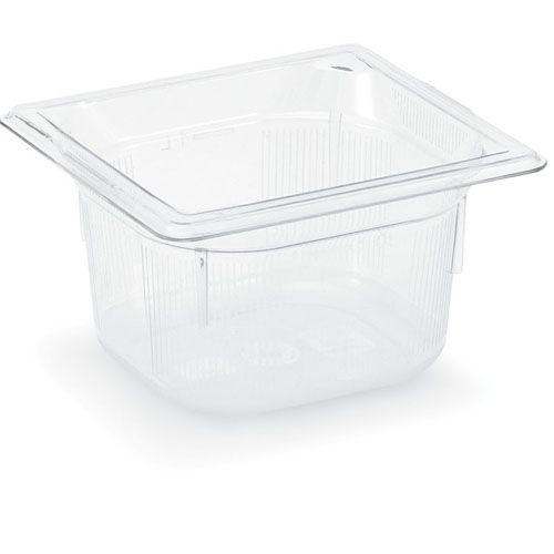 Vollrath 8064410 Clear 1/6 Size x 4" D Low Temp Food Pan