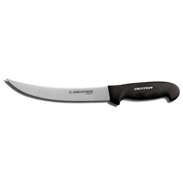 Dexter Russell SG132N-8B SofGrip Black Handle 8 Inch Breaking Knife