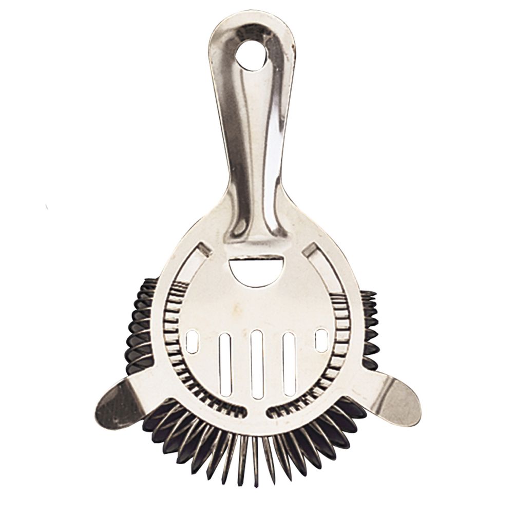American Metalcraft S208 S/S 2-Prong Bar Strainer