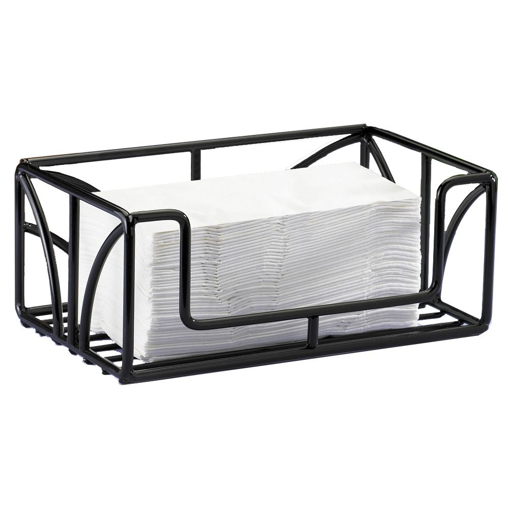 Cal-Mil 808-13 Table Top Black Powder Coated Wire Paper Towel Holder